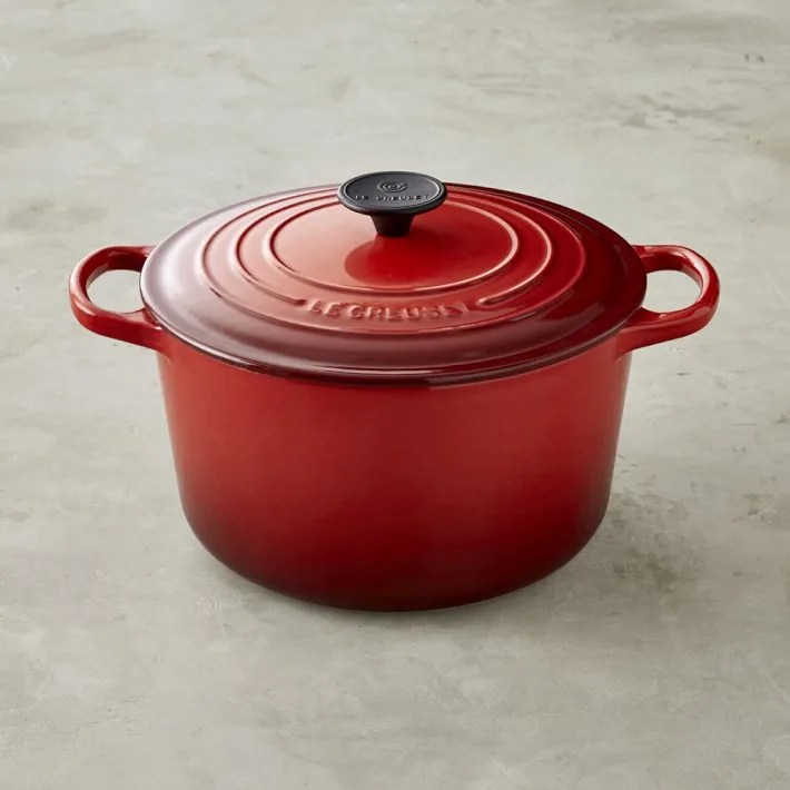 Le Creuset Signature Enameled Cast Iron Deep Oven 5 1/4-Qt. French Grey