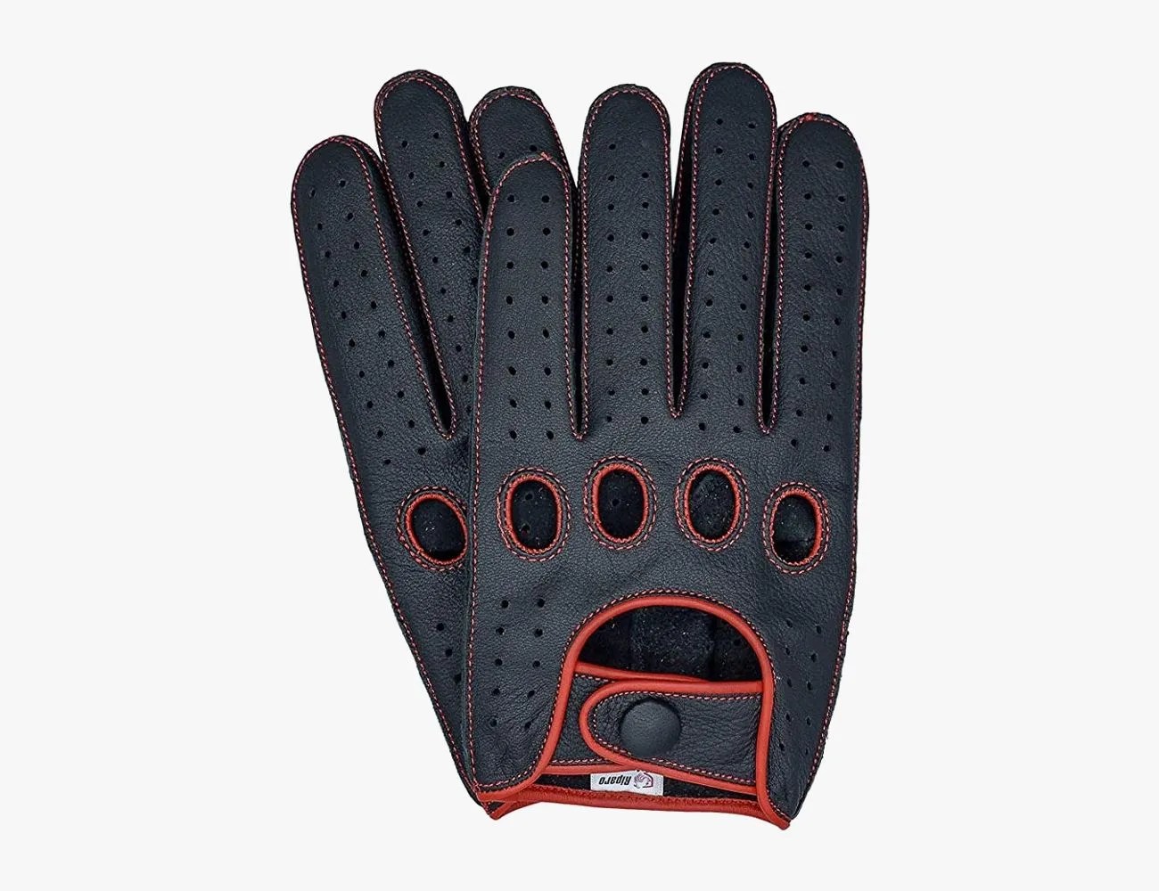 Riparo Men's Reverse Stitched Touchscreen Texting Leather Driving Gloves