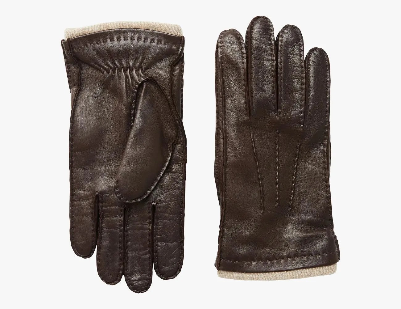 Bruno Magli Cashmere Lined Nappa Leather Gloves