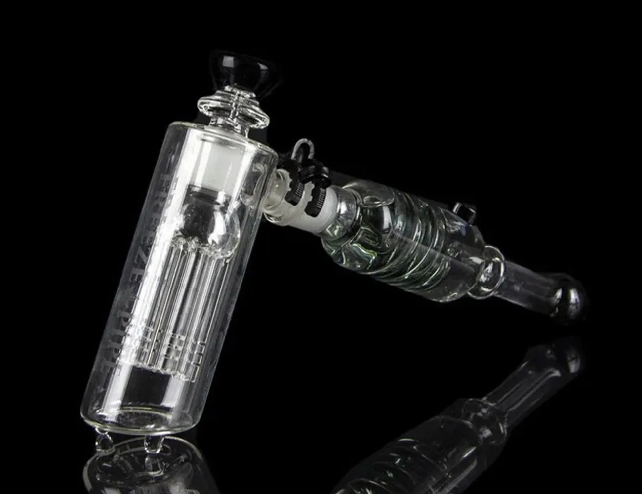 Freeze Pipe Hammer Bubbler with Glycerin Chamber