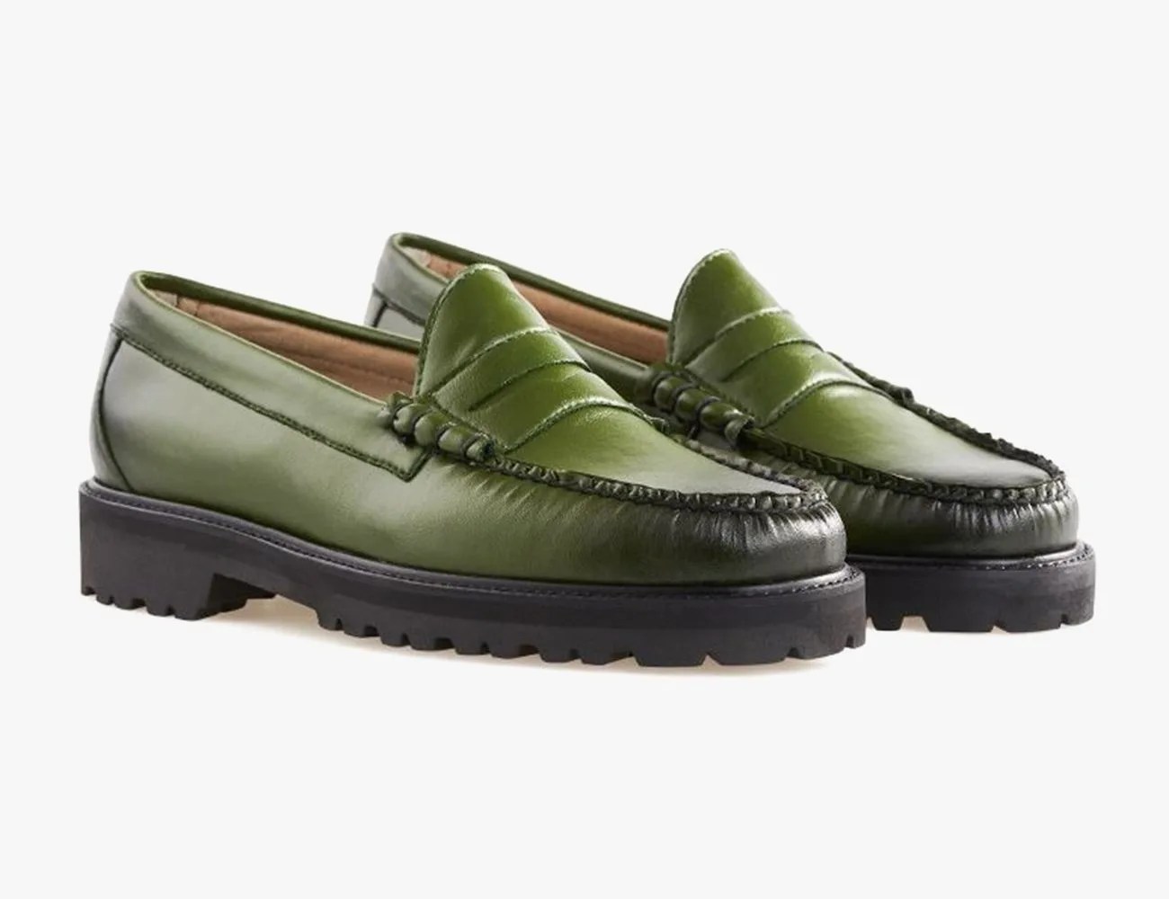 gh bass cactus leather loafer