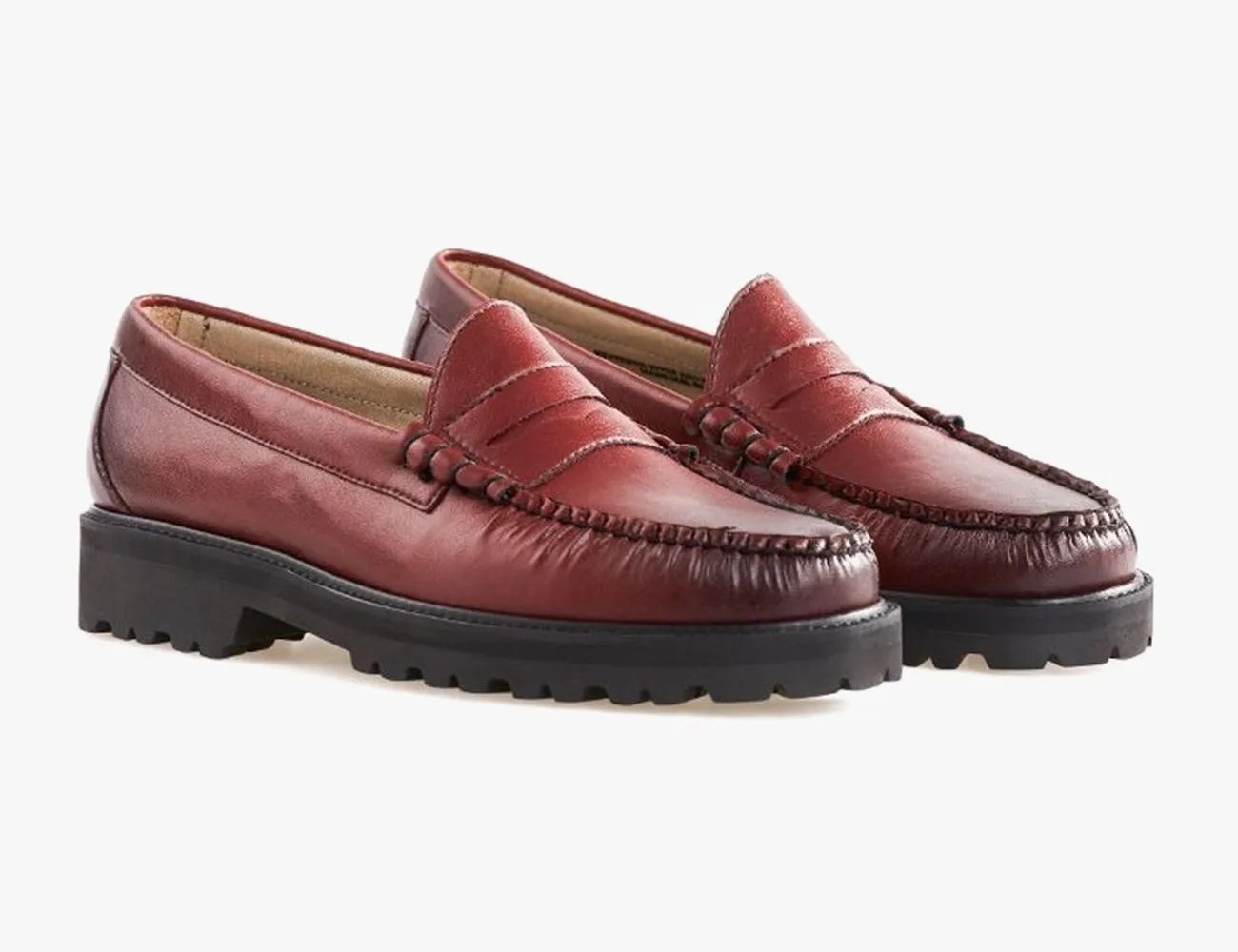 gh bass cactus leather loafer