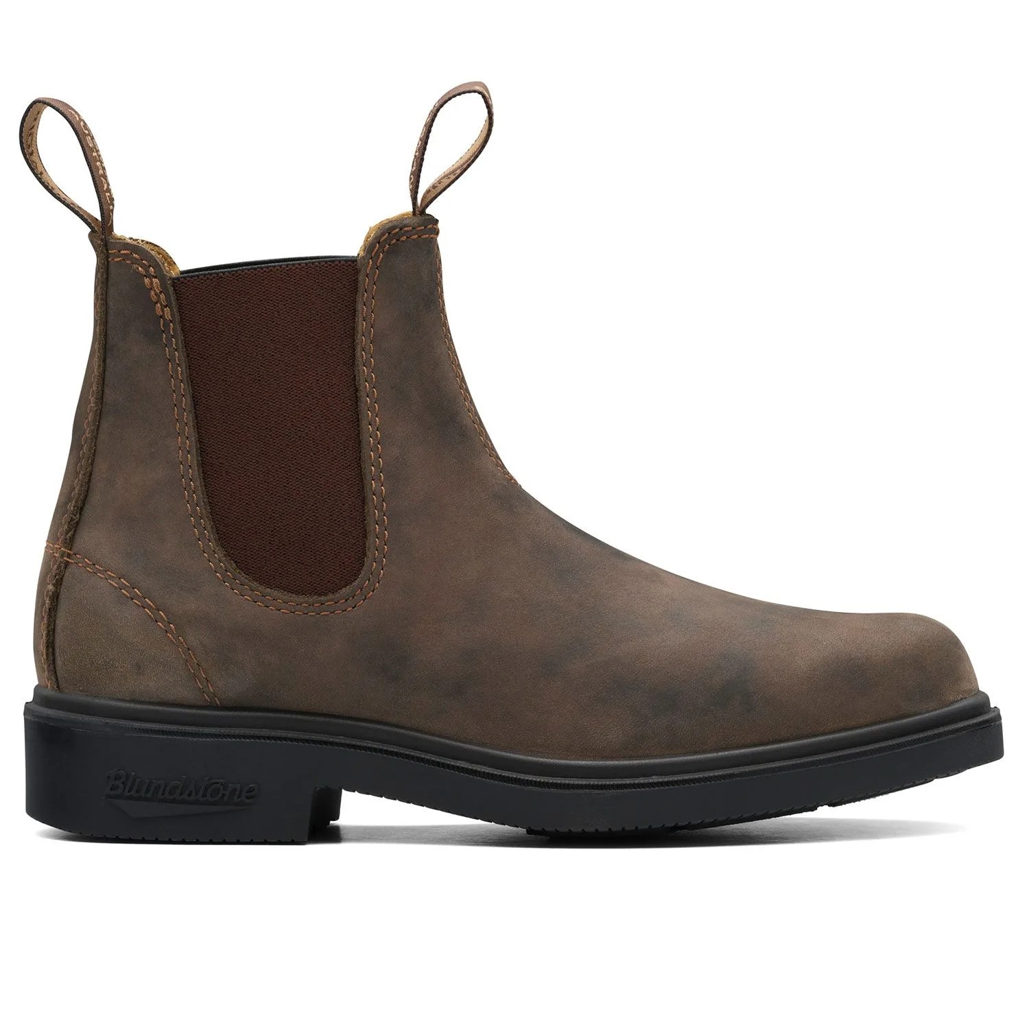 #1306 Men's Dress Chelsea Boots in Rustic Brown
