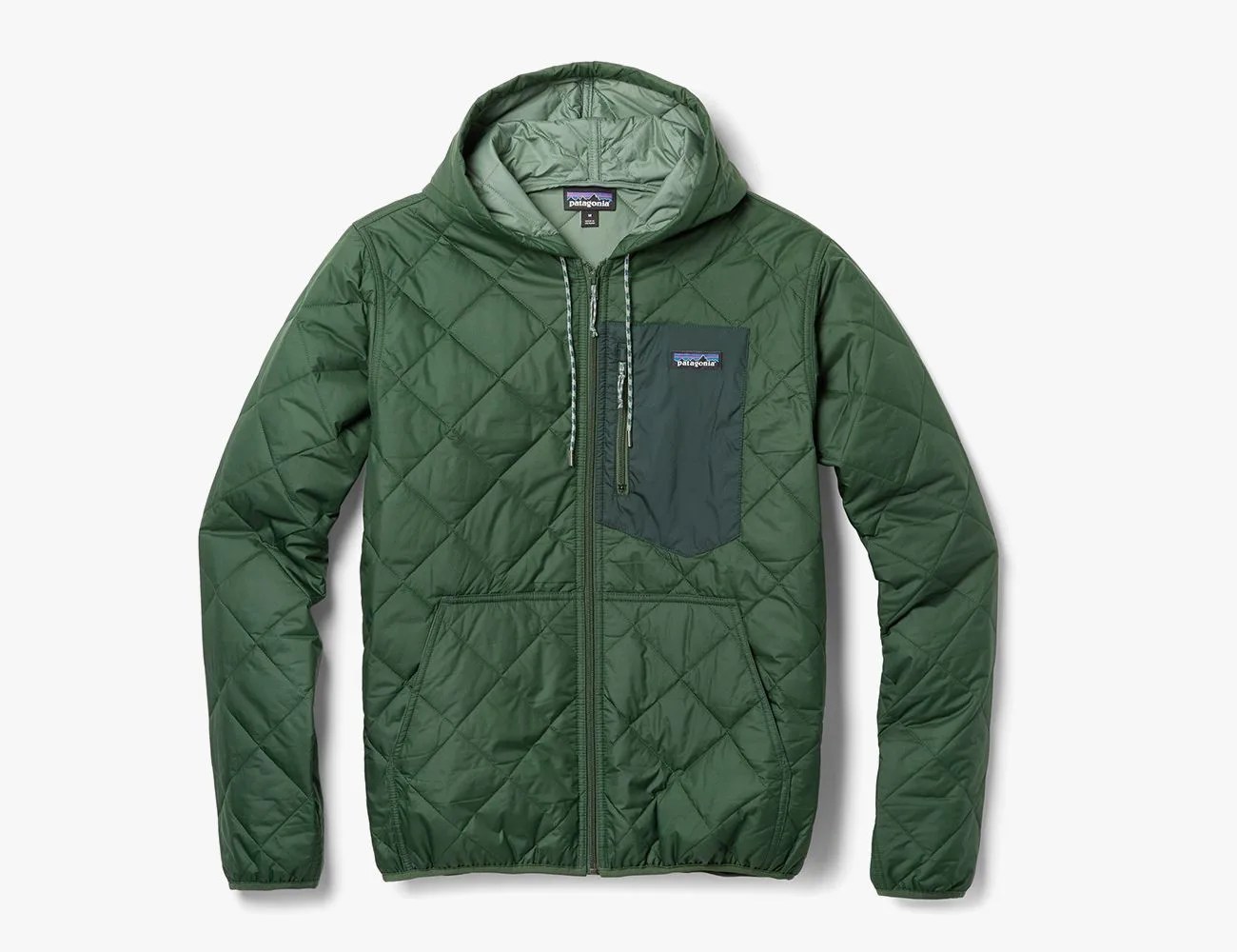 Diamond Quilted Insulated Bomber Hoodie