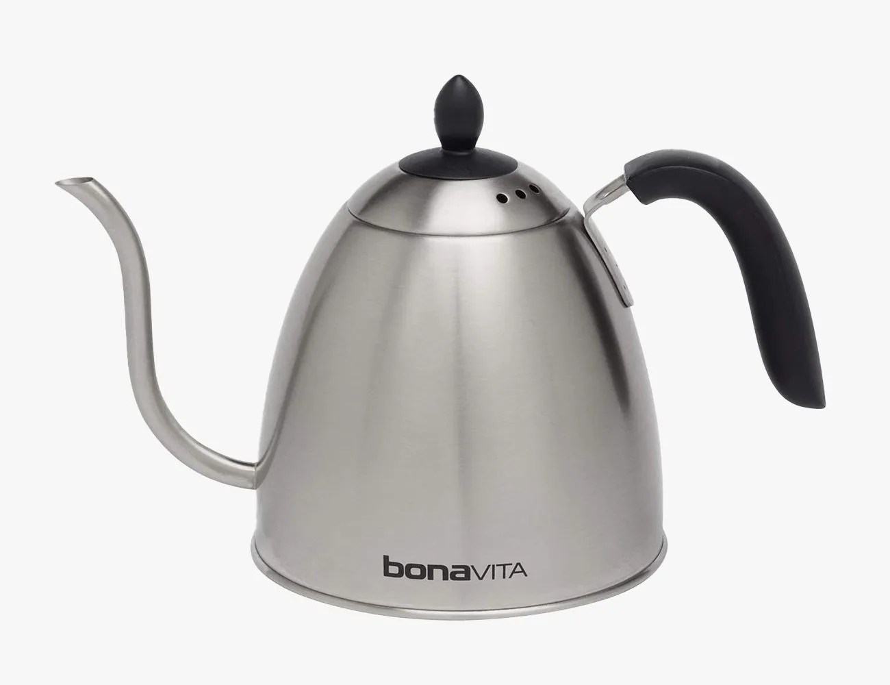 bonavita 10l variable temperature gooseneck electric kettle, silver
