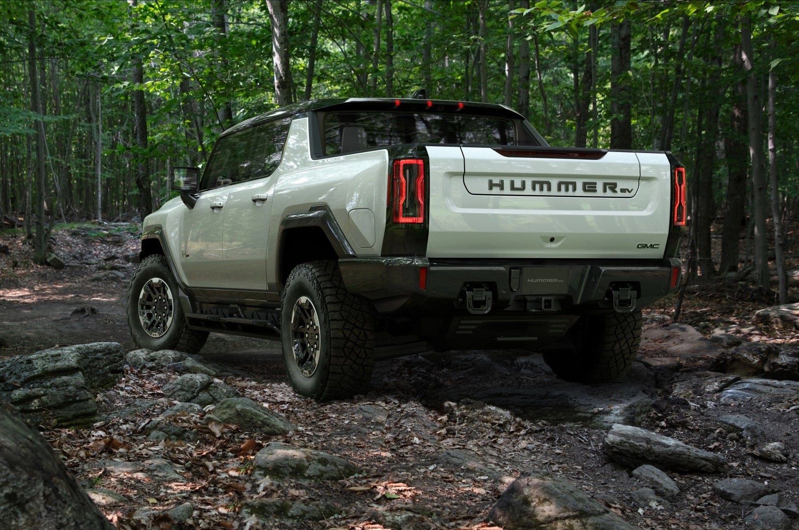 the gmc hummer ev is designed to be an off road beast, with all new features developed to conquer virtually any obstacle or terrain