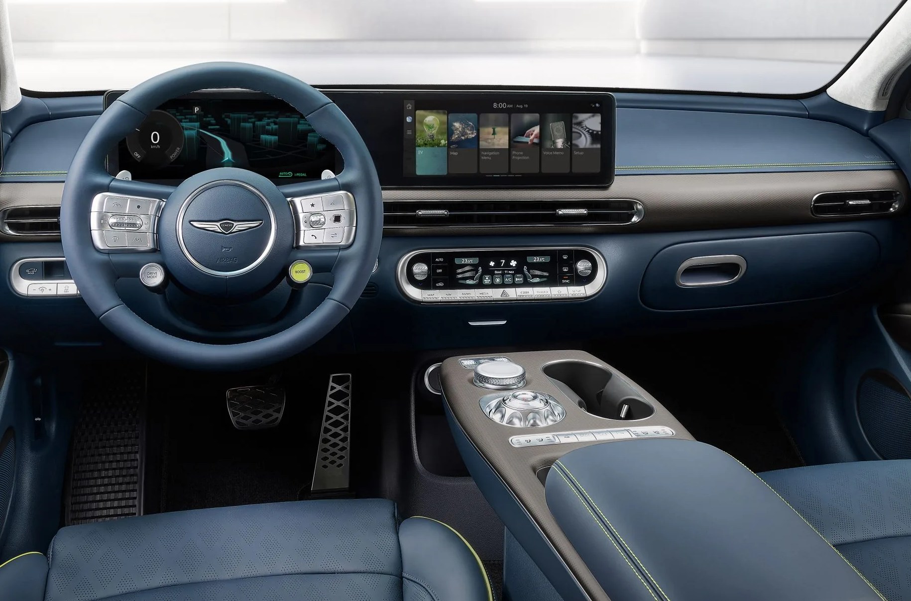 genesis gv60 interior