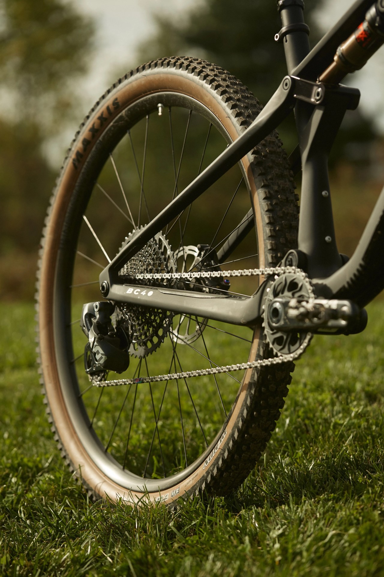 back tire of an allied bc40 bike