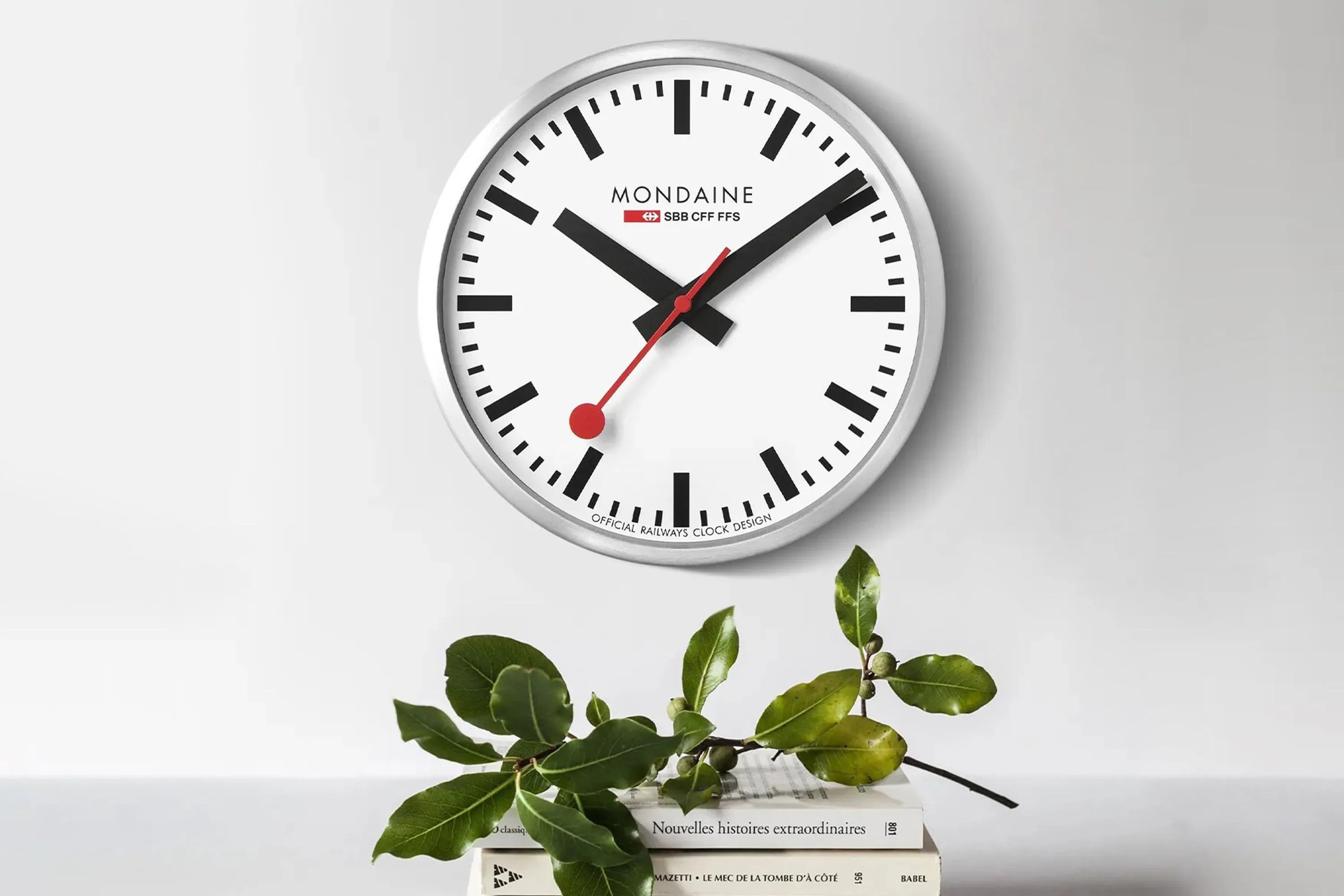 mondaine wall clock