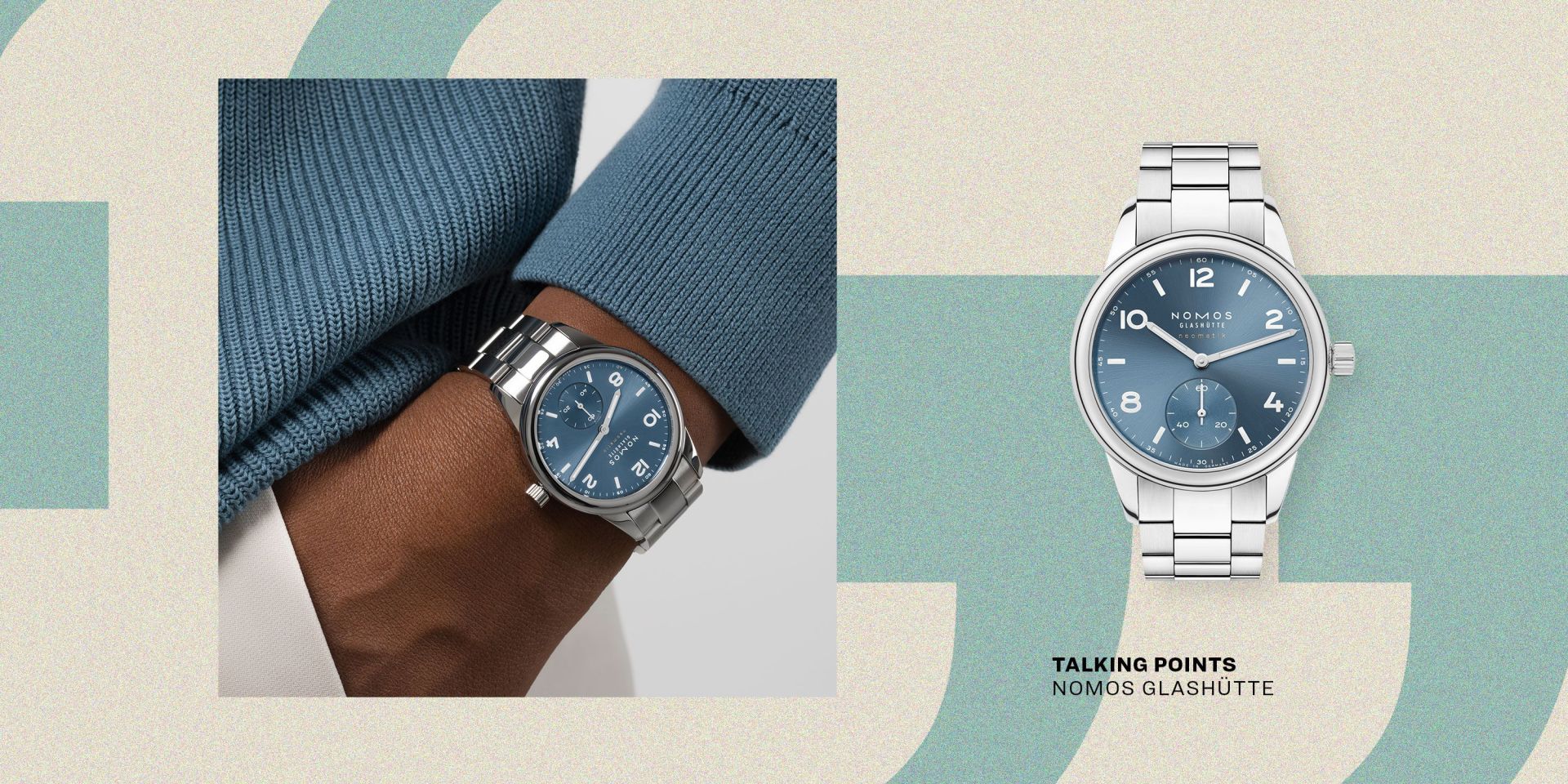 talking points nomos glashütte club sport neomatic polar watch