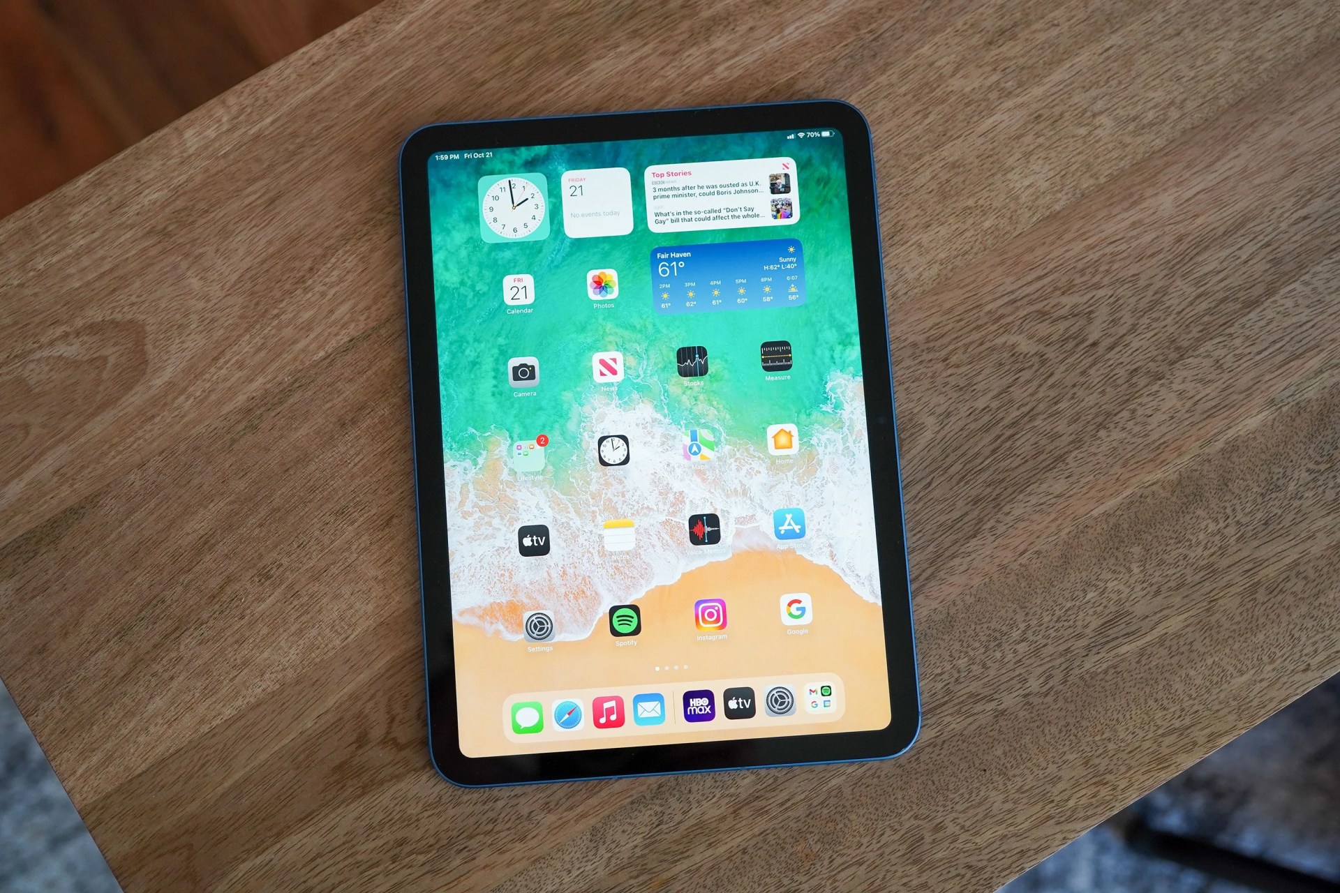 ipad pro on a table