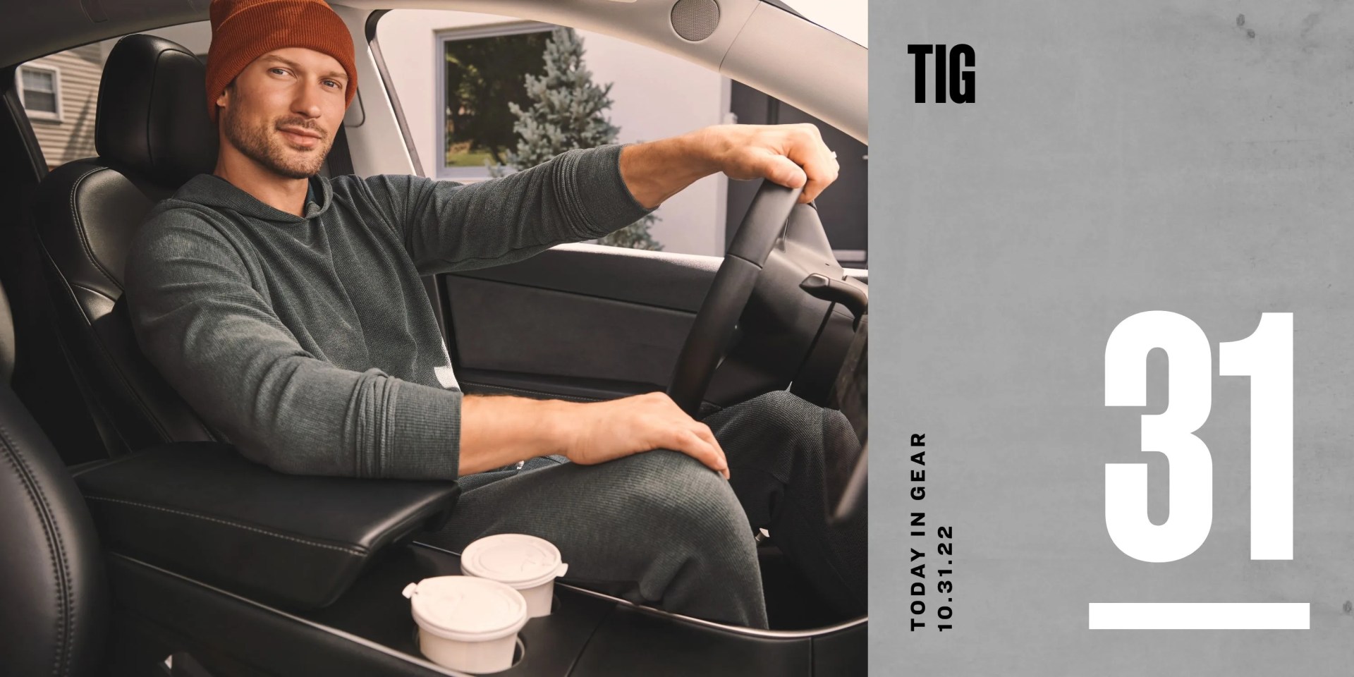 today in gear october 31 2022 man sitting in car wearing tommy john zen waffle lounge jogger