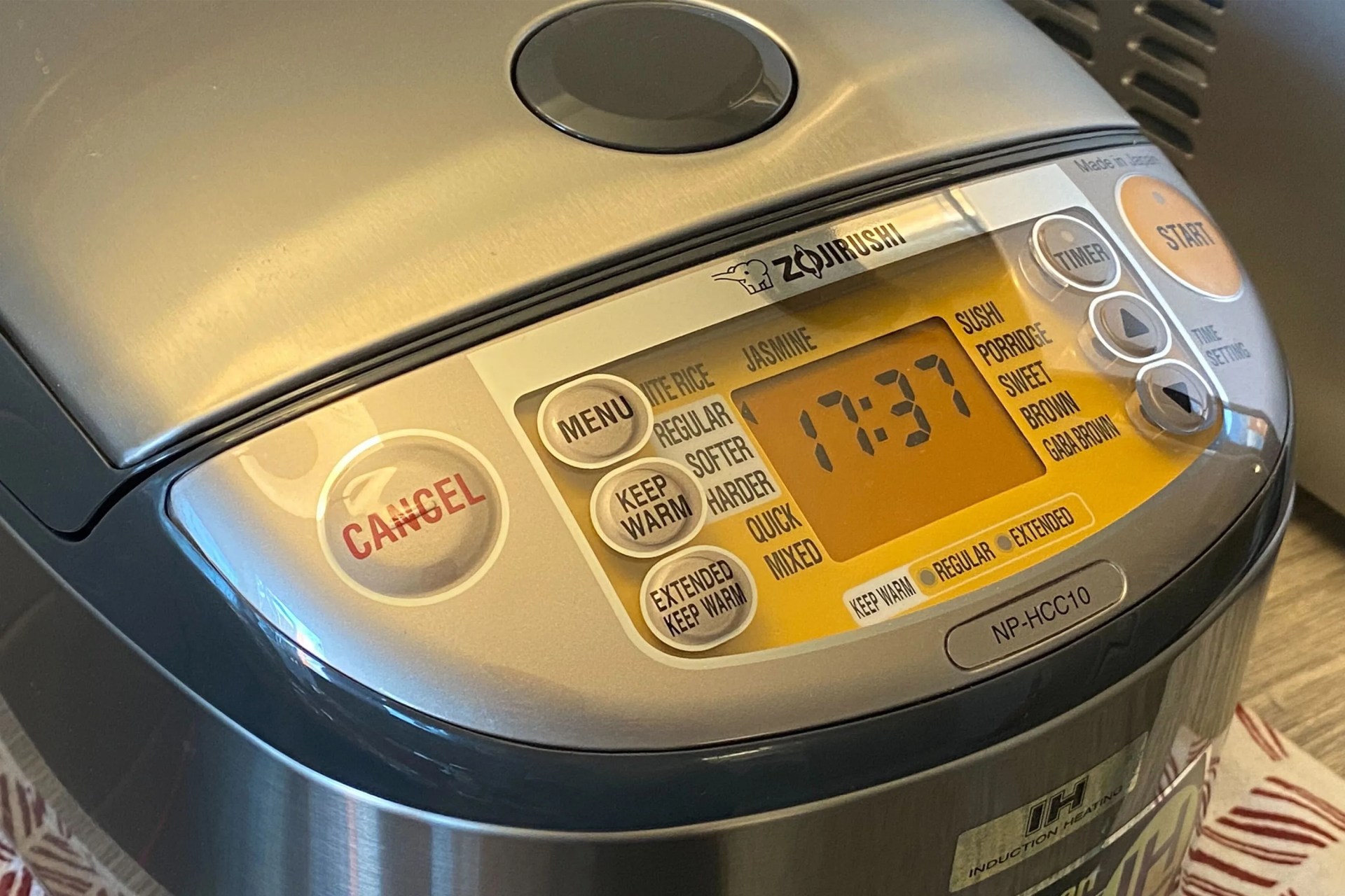 zojirushi induction heating system rice cooker
