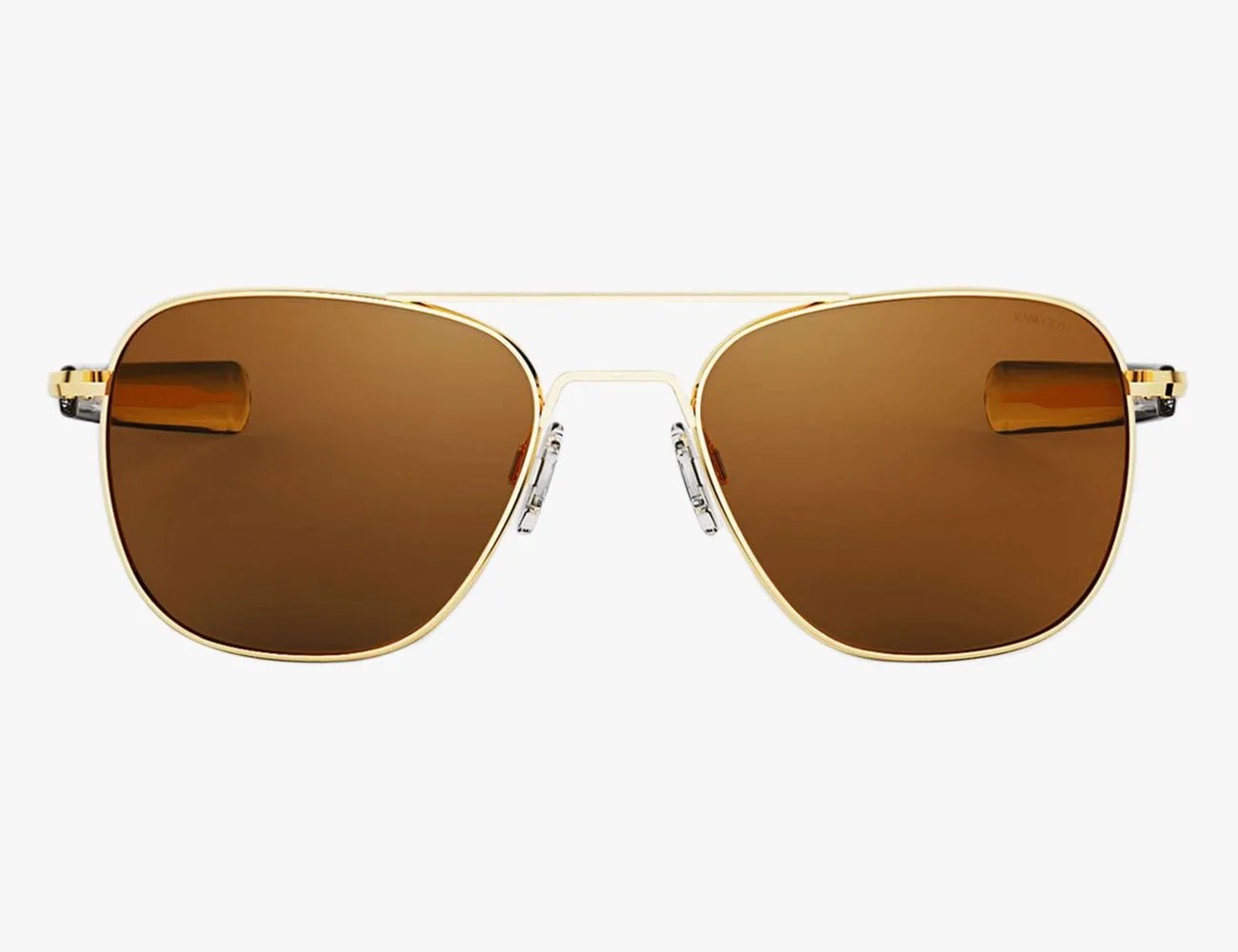 23k gold aviator sunglasses