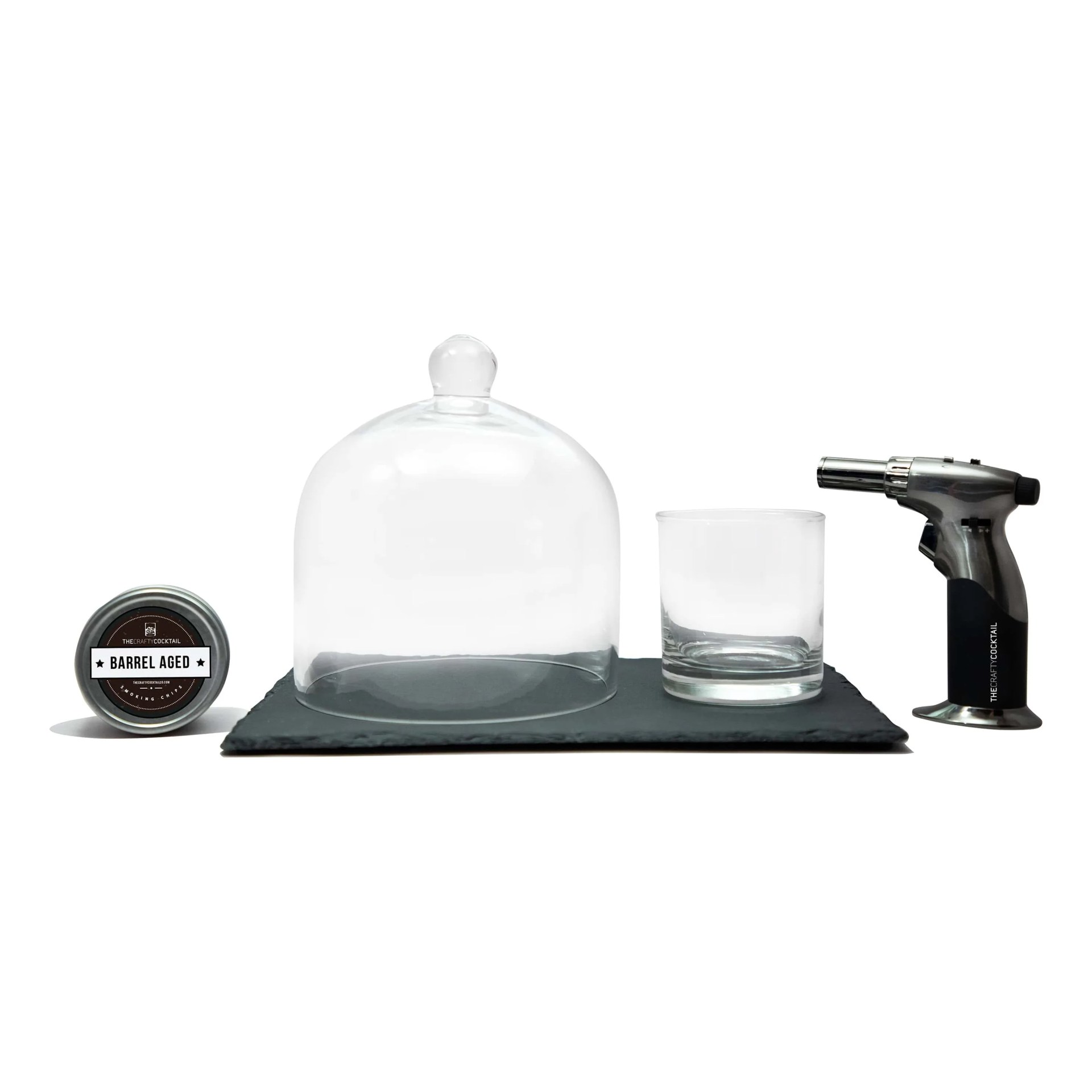 The Crafty Cocktail Slate Dome Cocktail Smoking Kit