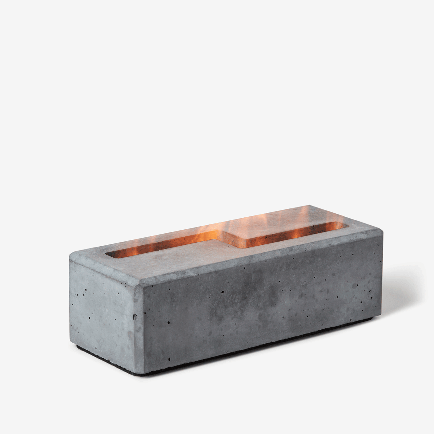 FLIKR The XL Personal Concrete Fireplace