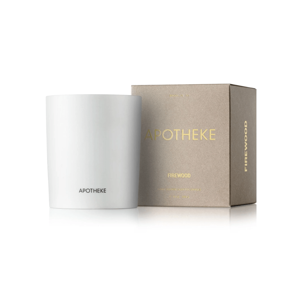 apotheke firewood candle