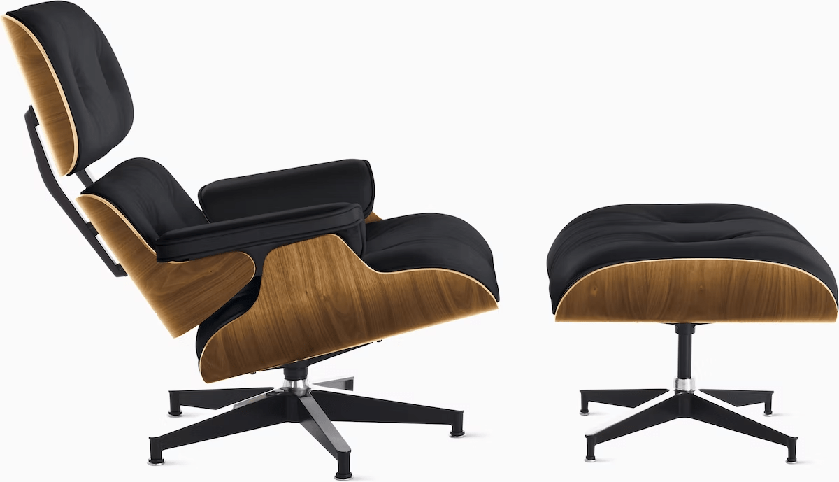 eames lounge chair and ottoman