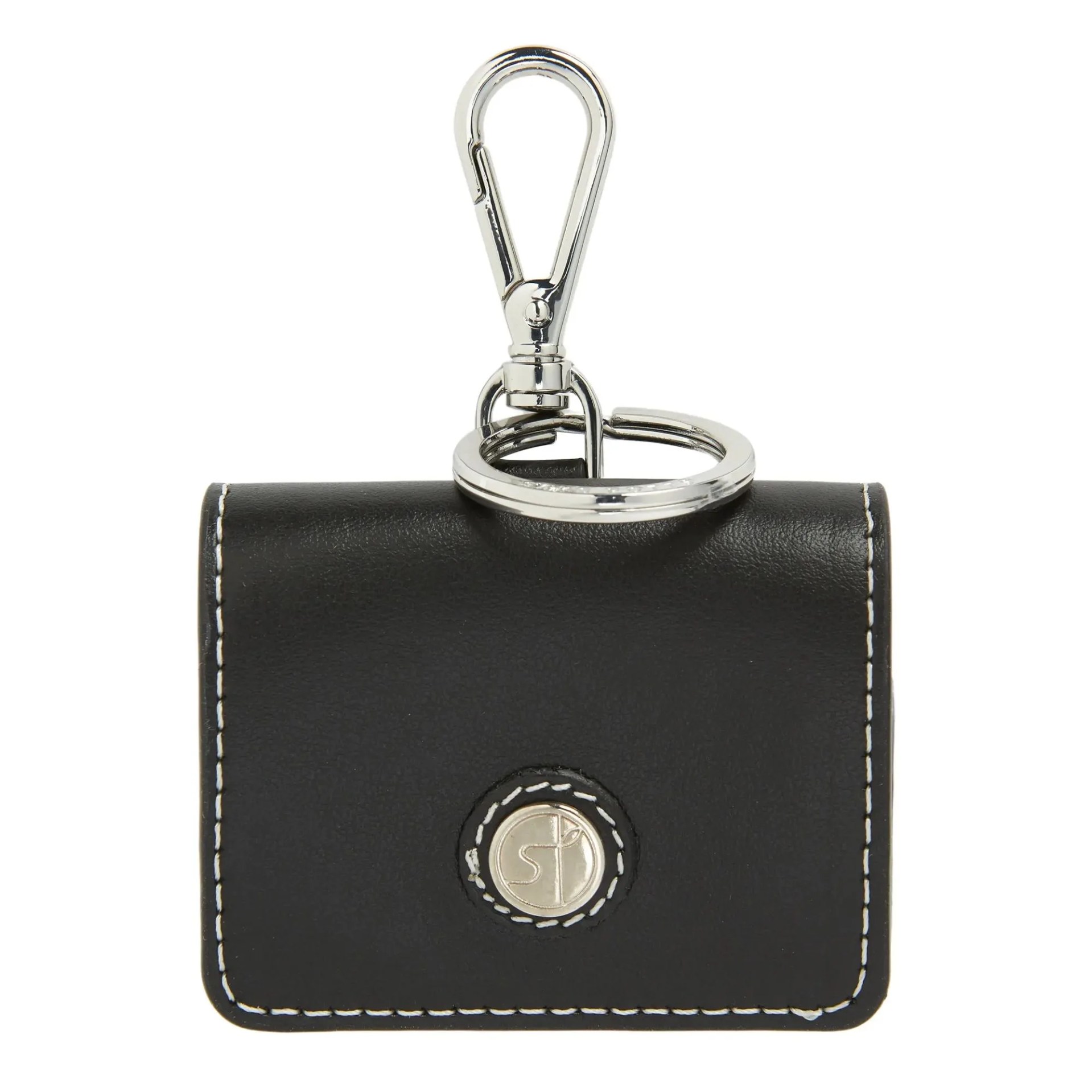 Saks Potts India Leather AirPods Pro Case in Black at Nordstrom