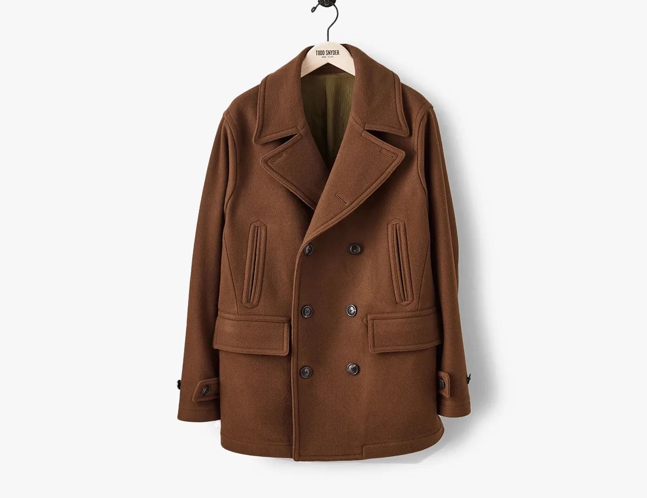 Todd Snyder Italian Wool Cashmere Peacoat