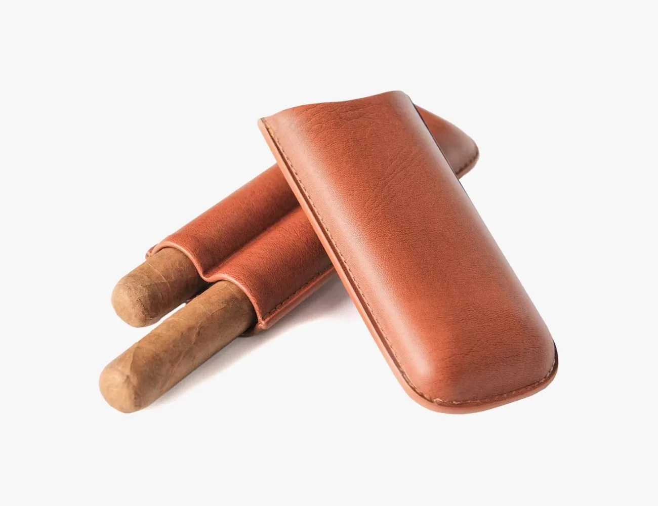 Case Elegance Two-Cigar Travel Case