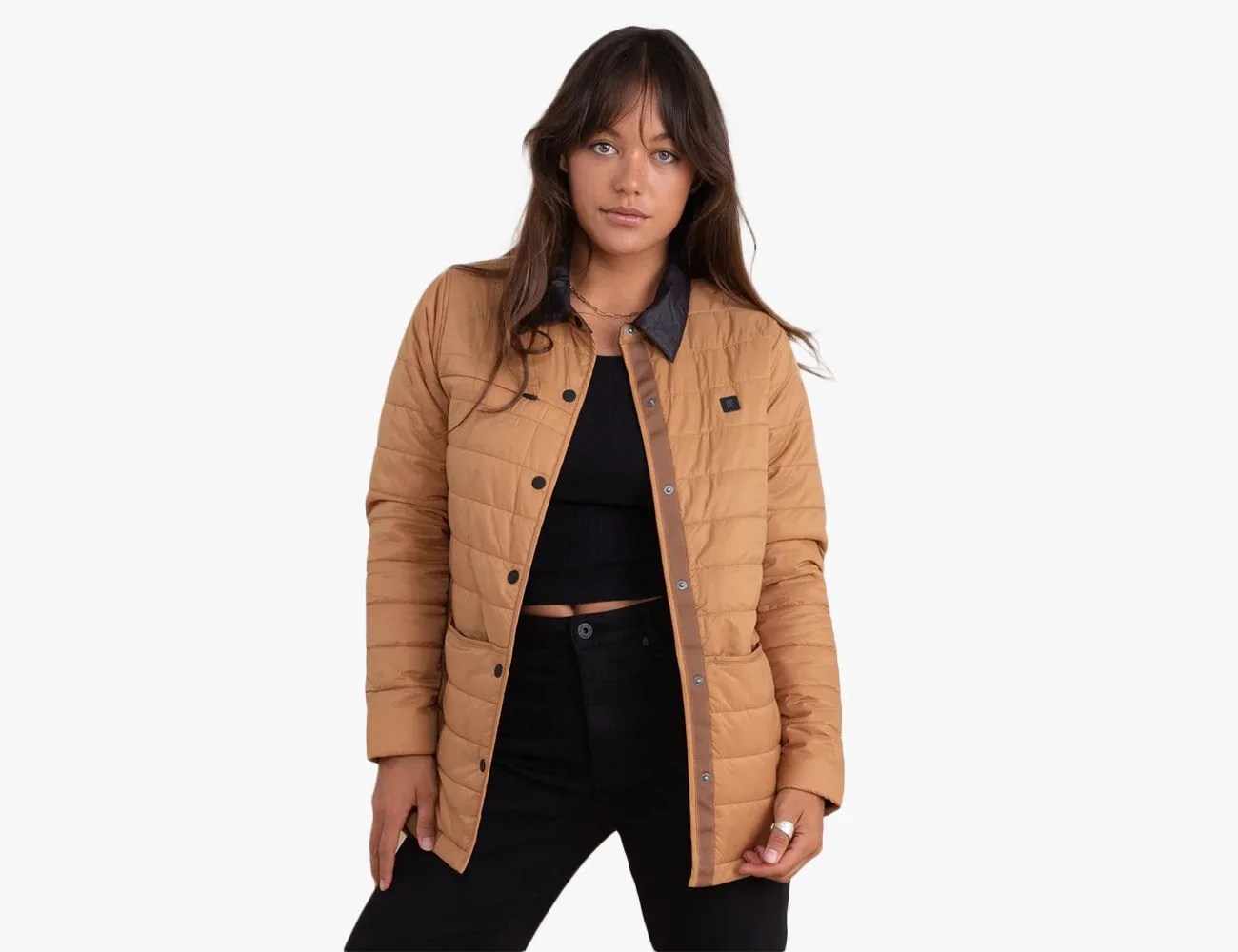 woman wearing roark clothes