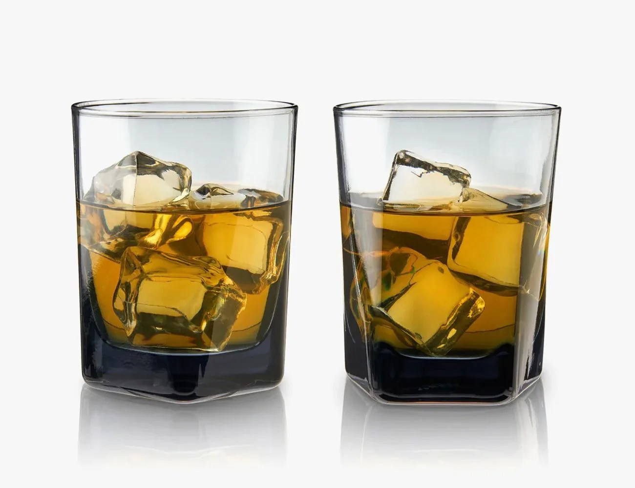 Viski Smoke Double Old Fashioned Glasses (Set of 2)