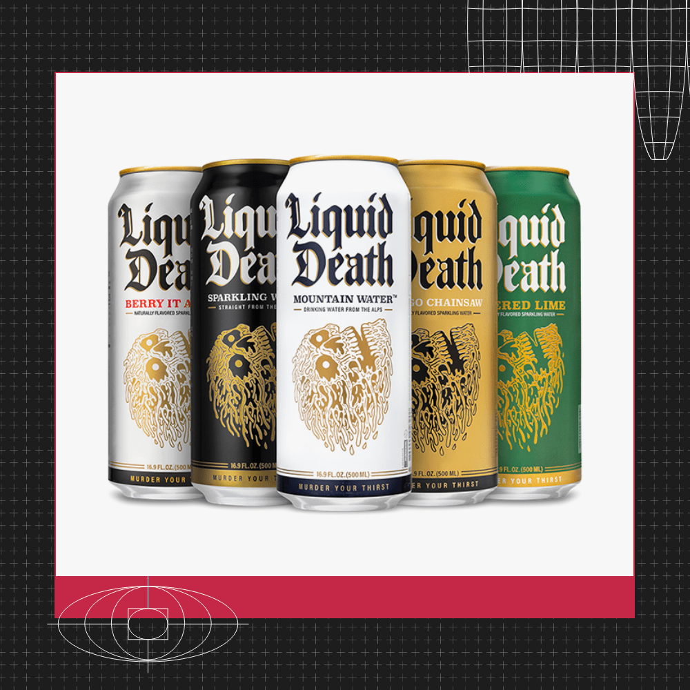 liquid death flavored sparkling water