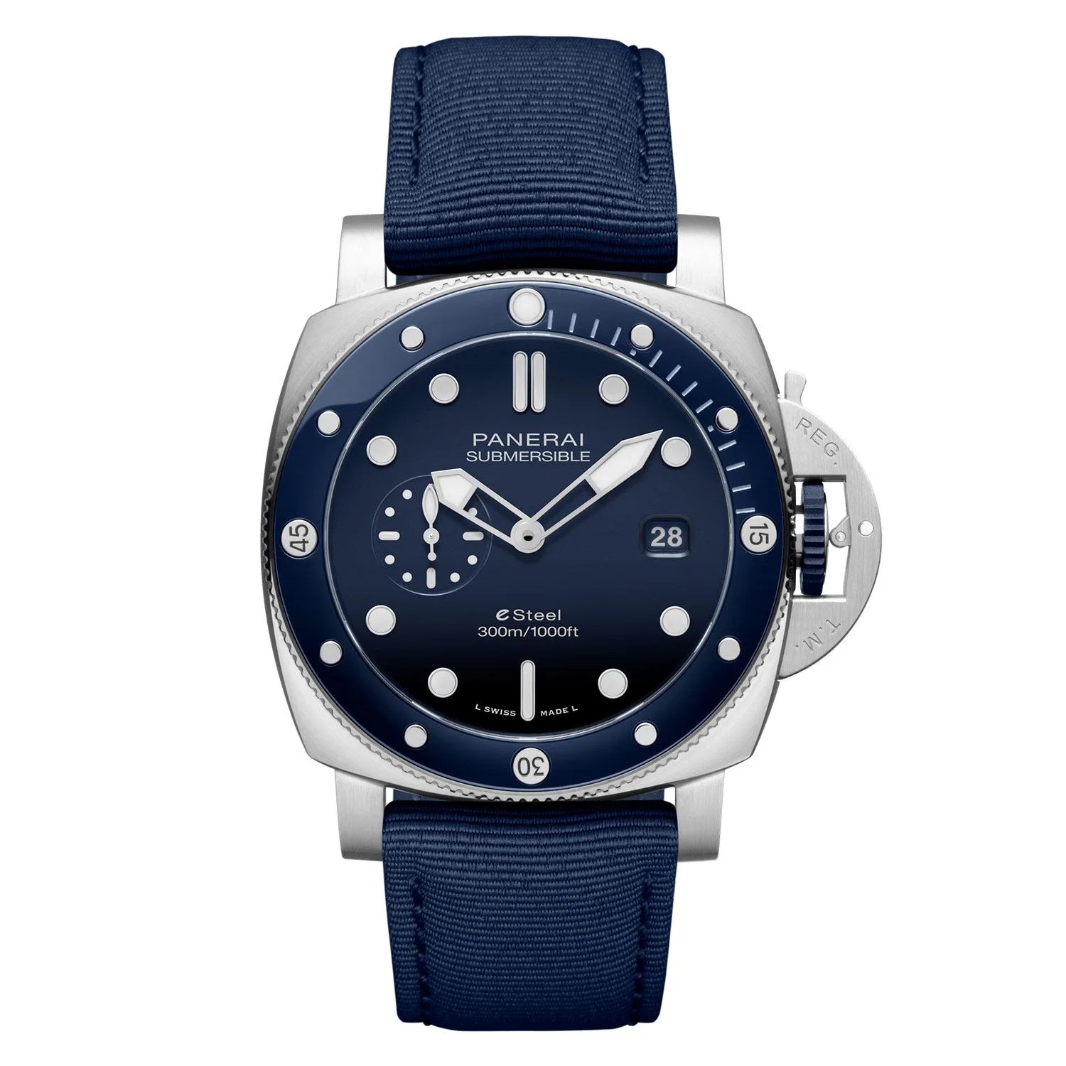 Submersible QuarantaQuattro eSteel™ Blu Profondo