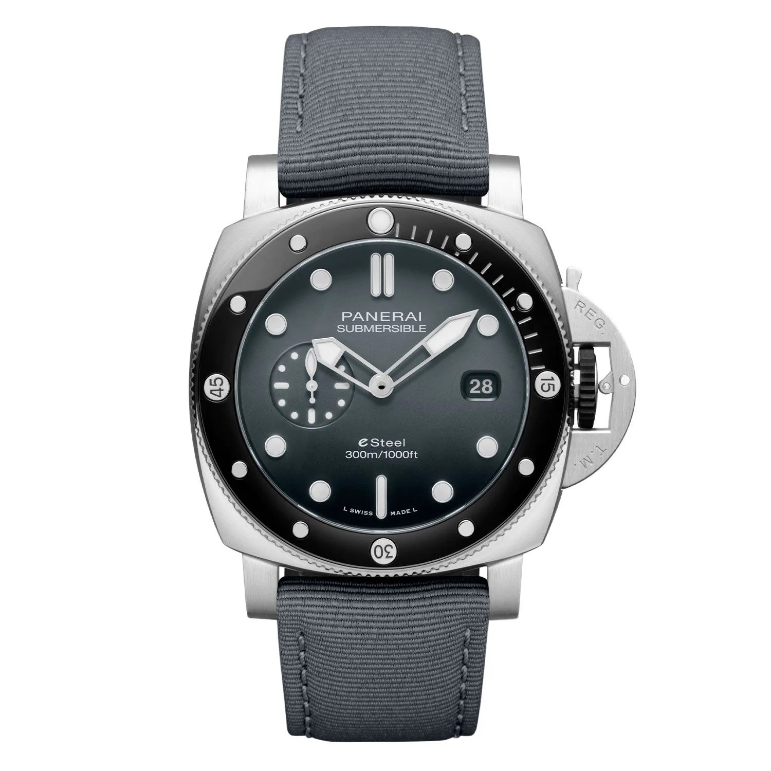 Submersible QuarantaQuattro eSteel™ Grigio Roccia