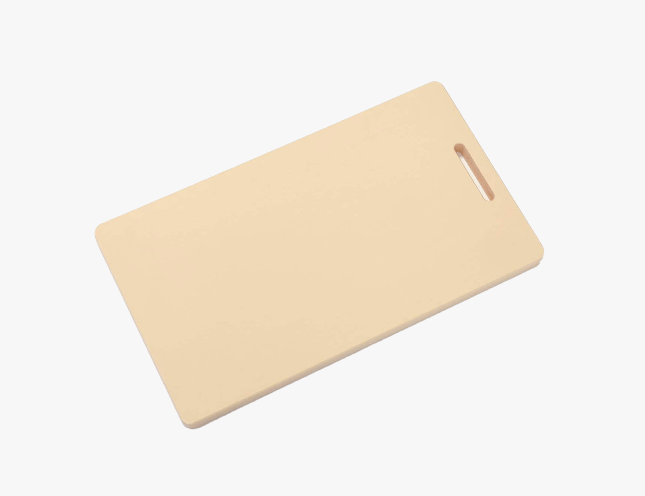 yoshihiro hi soft cutting board in yellow on a white background
