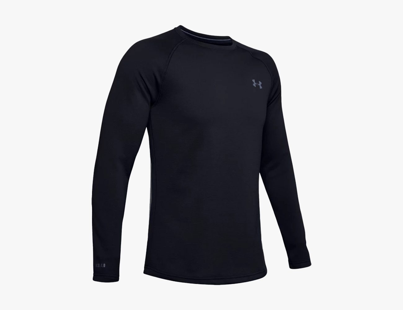 Under Armor UA Base 4.0 Crew in black on a white background