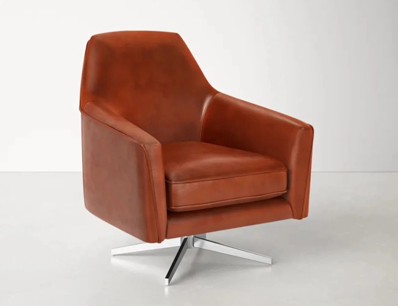 AllModern Lodi Upholstered Swivel Armchair