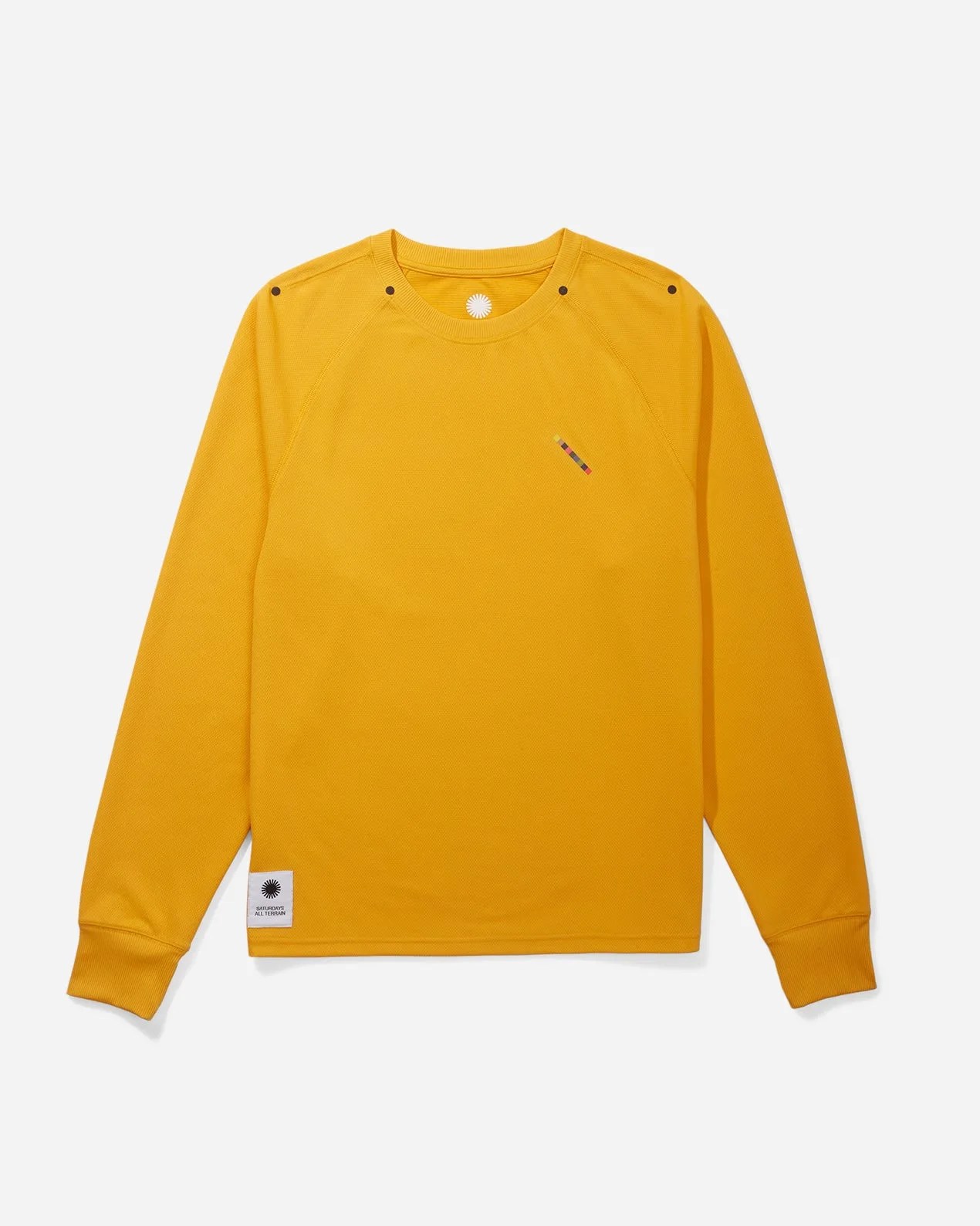 all terrain active long sleeve tee radiant yellow