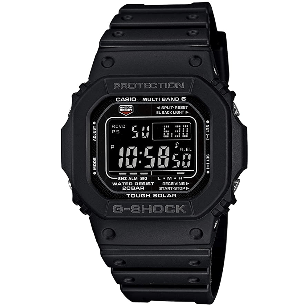 Casio Men's GW-M5610-1BJF G-Shock Solar Digital Multi Band 6 Black Watch