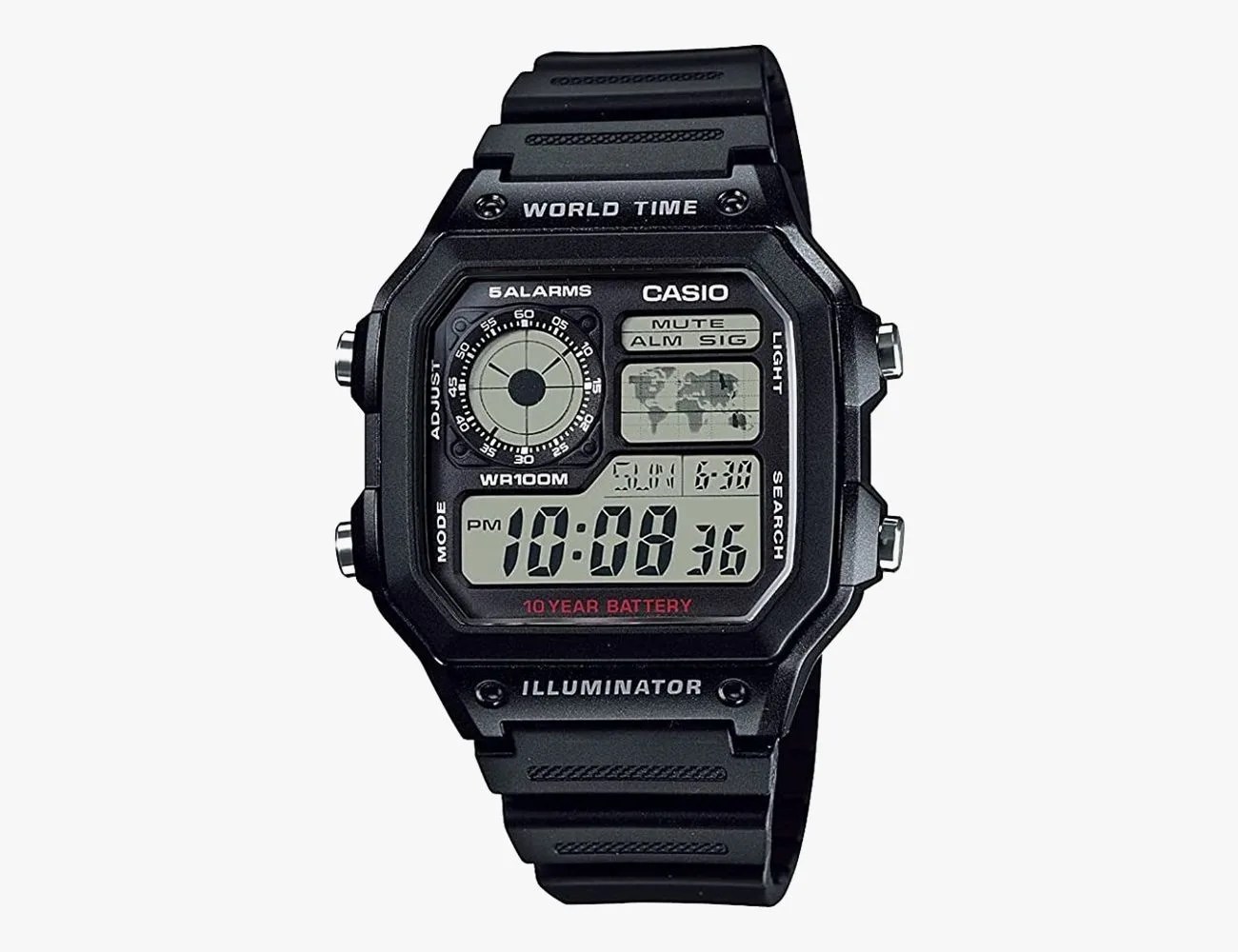 Casio World Time AE1200WH-1A