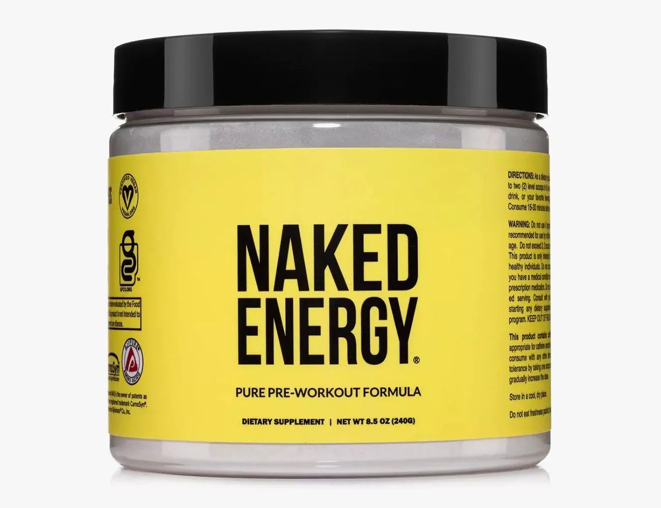 jar of pre workout