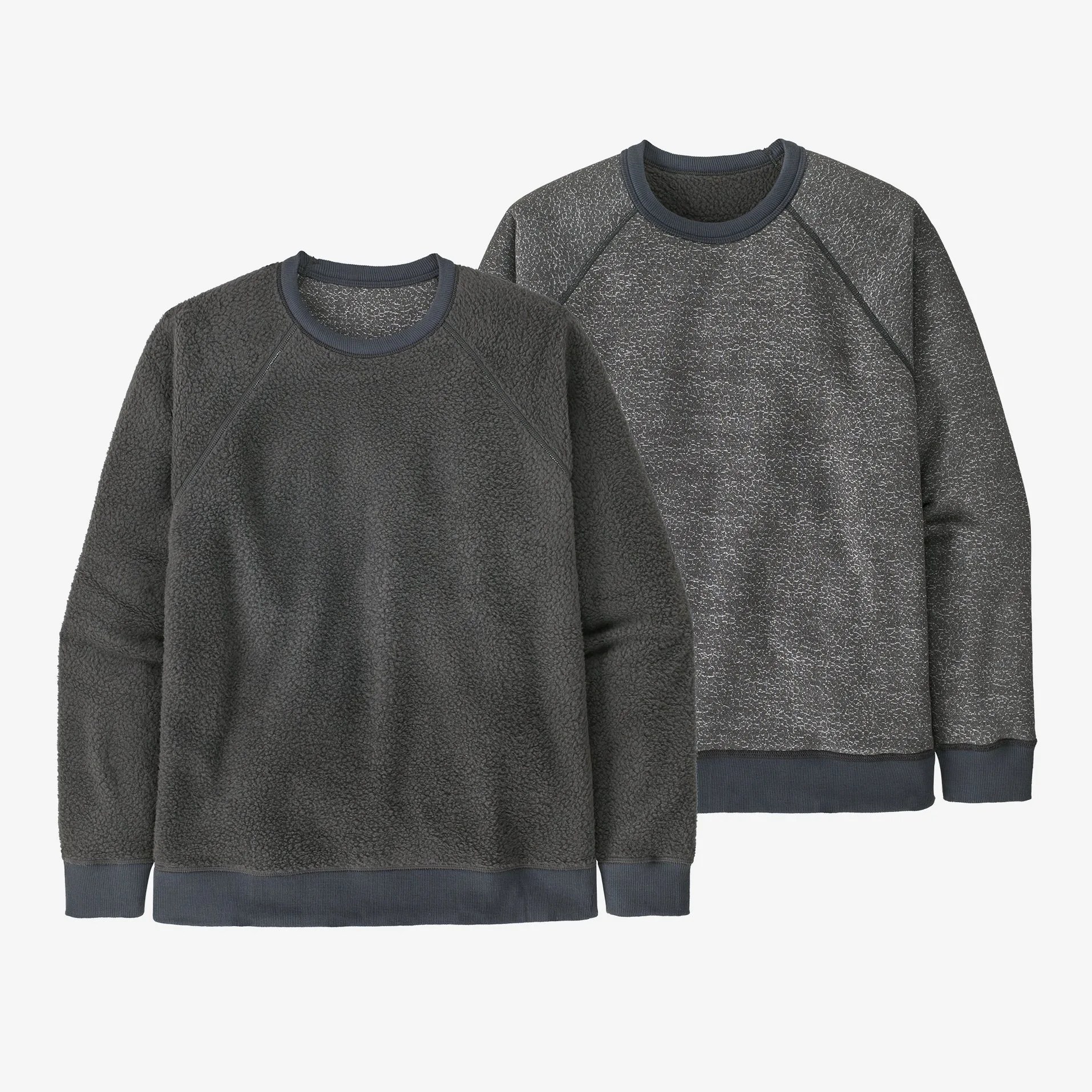 Men's Reversible Shearling Fleece Crew