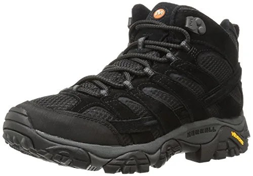 Merrell Men's Moab 2 Vent Mid Hiking Boot, Black Night, 10 M US