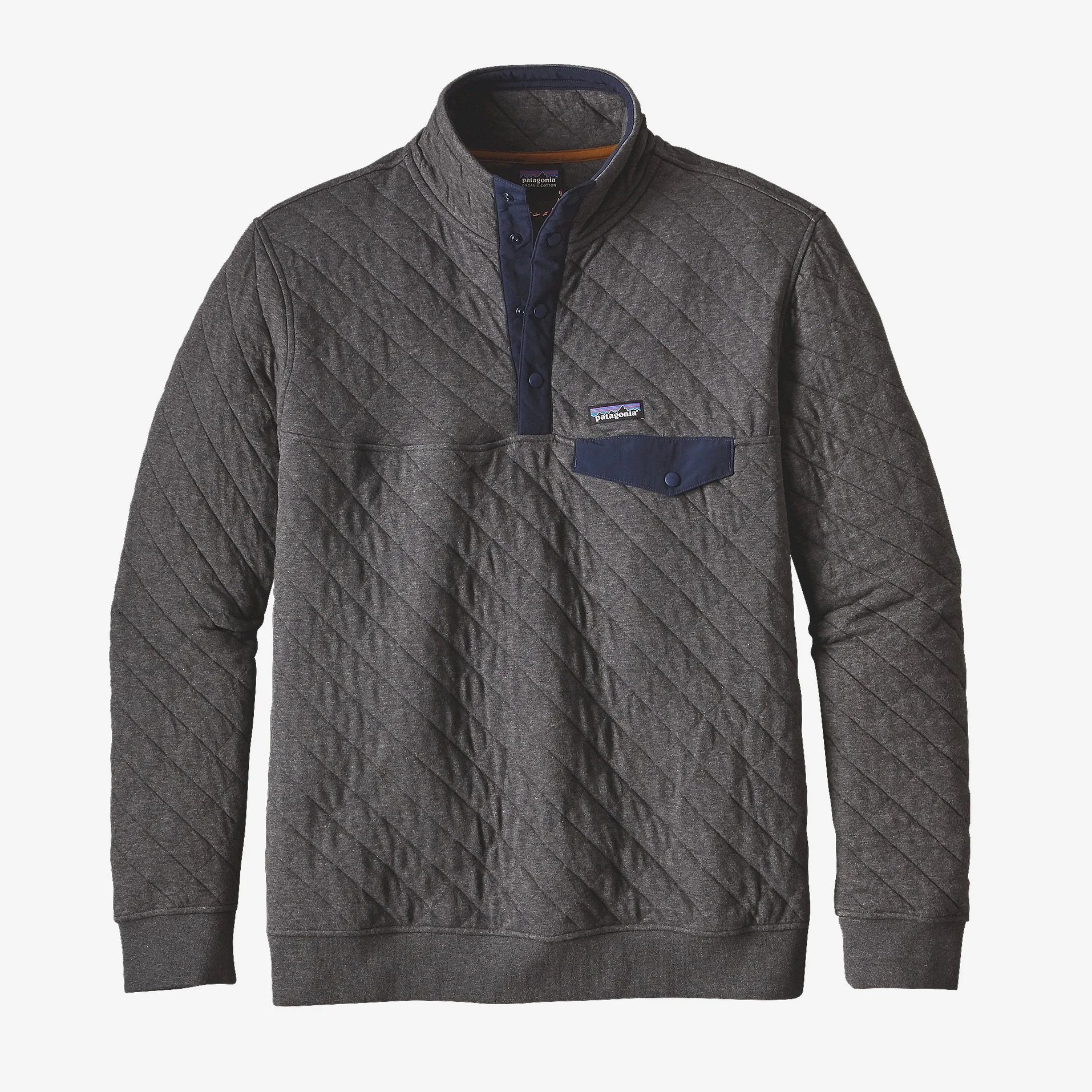 Men's Organic Cotton Quilt Snap-T® Pullover