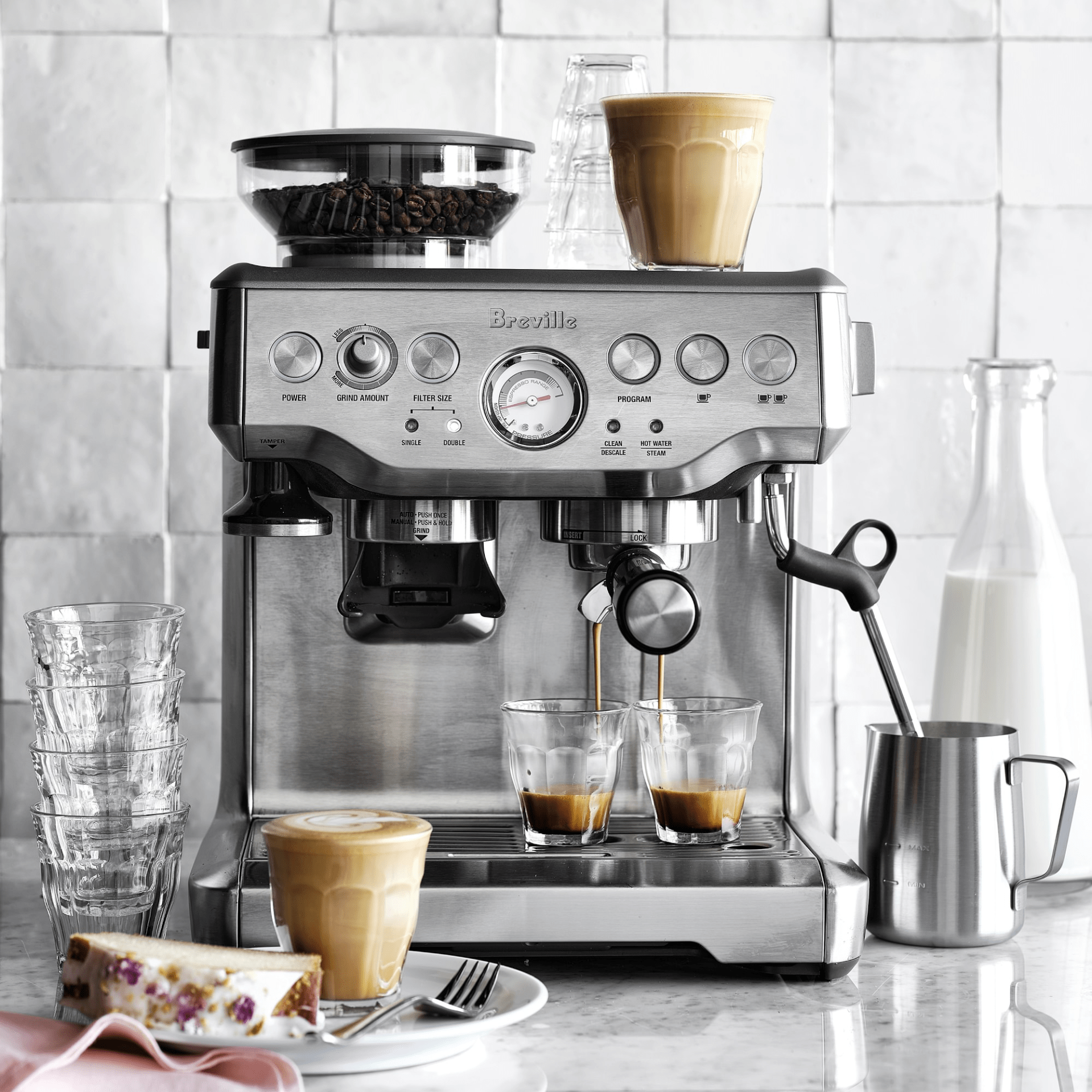 Breville BES870XL Barista Express Espresso Machine