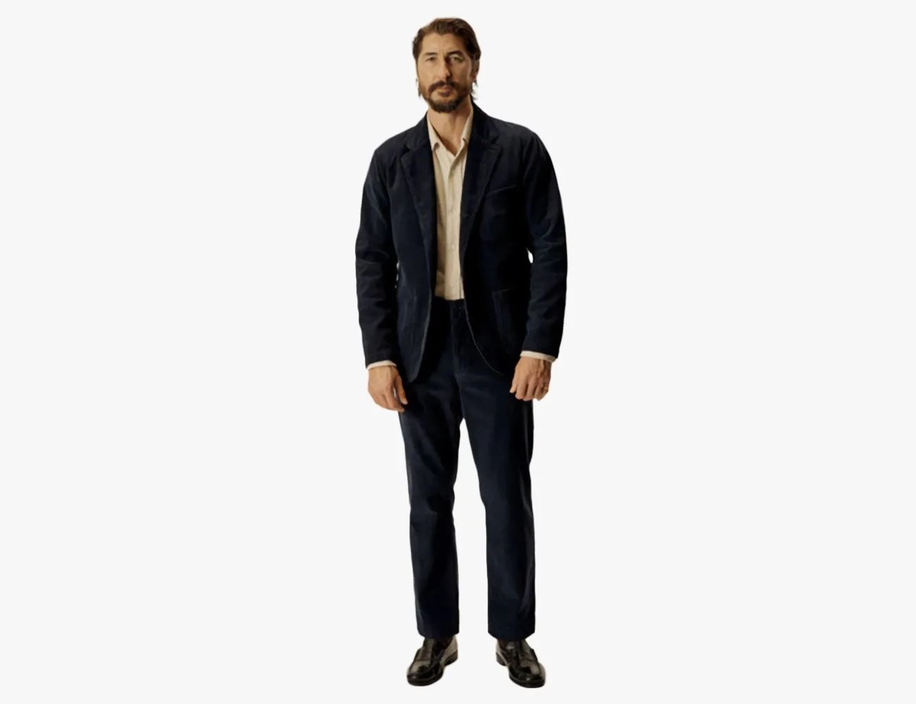 Buck Mason High-Ridge Cord Carry-On Suit