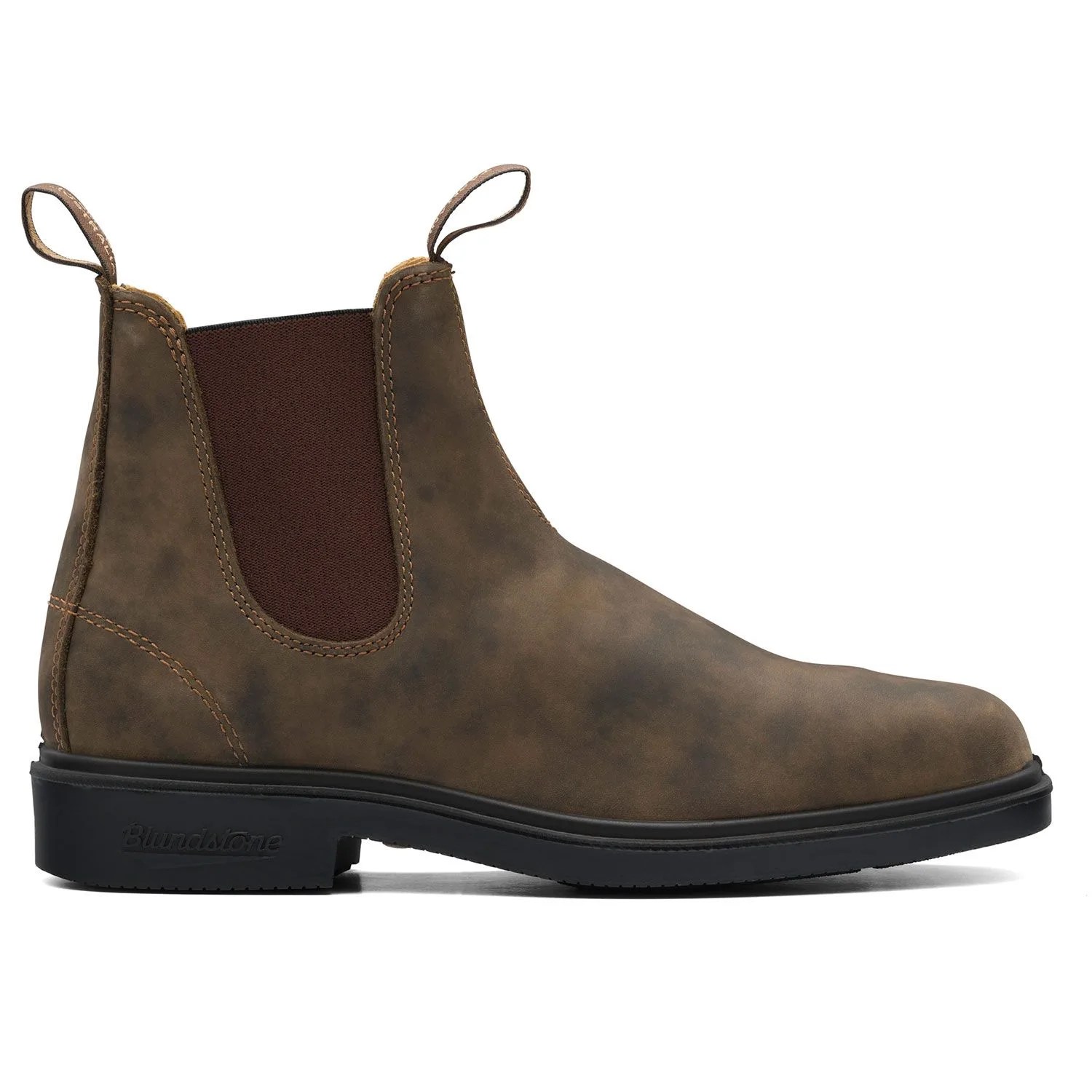a brown leather boot