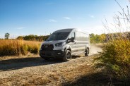 ford transit trail on a trail