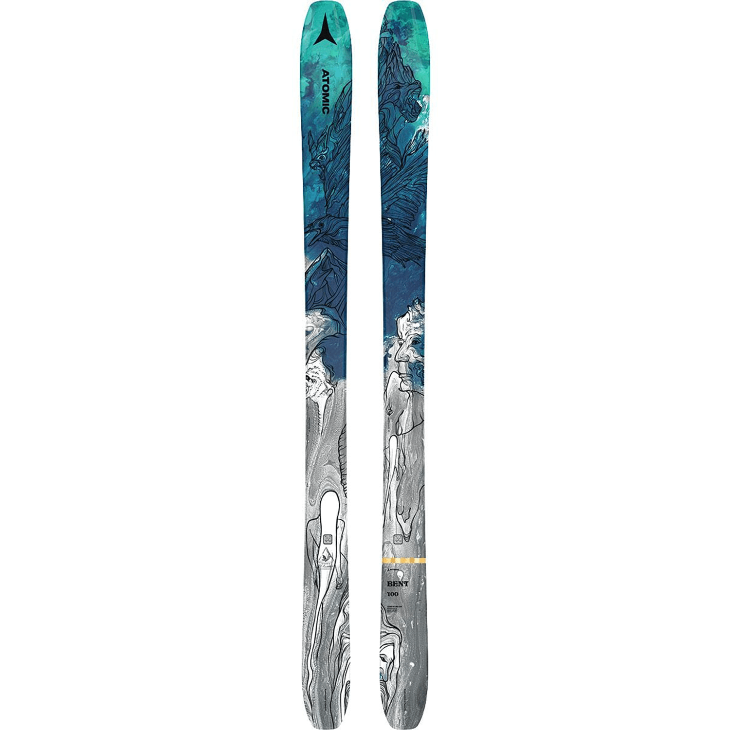 atomic bent 100 ski