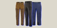 a collage of three hiking pants