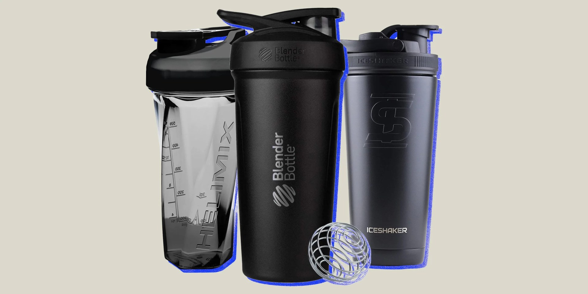 collage of three shaker bottles