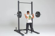 a man weight lifting