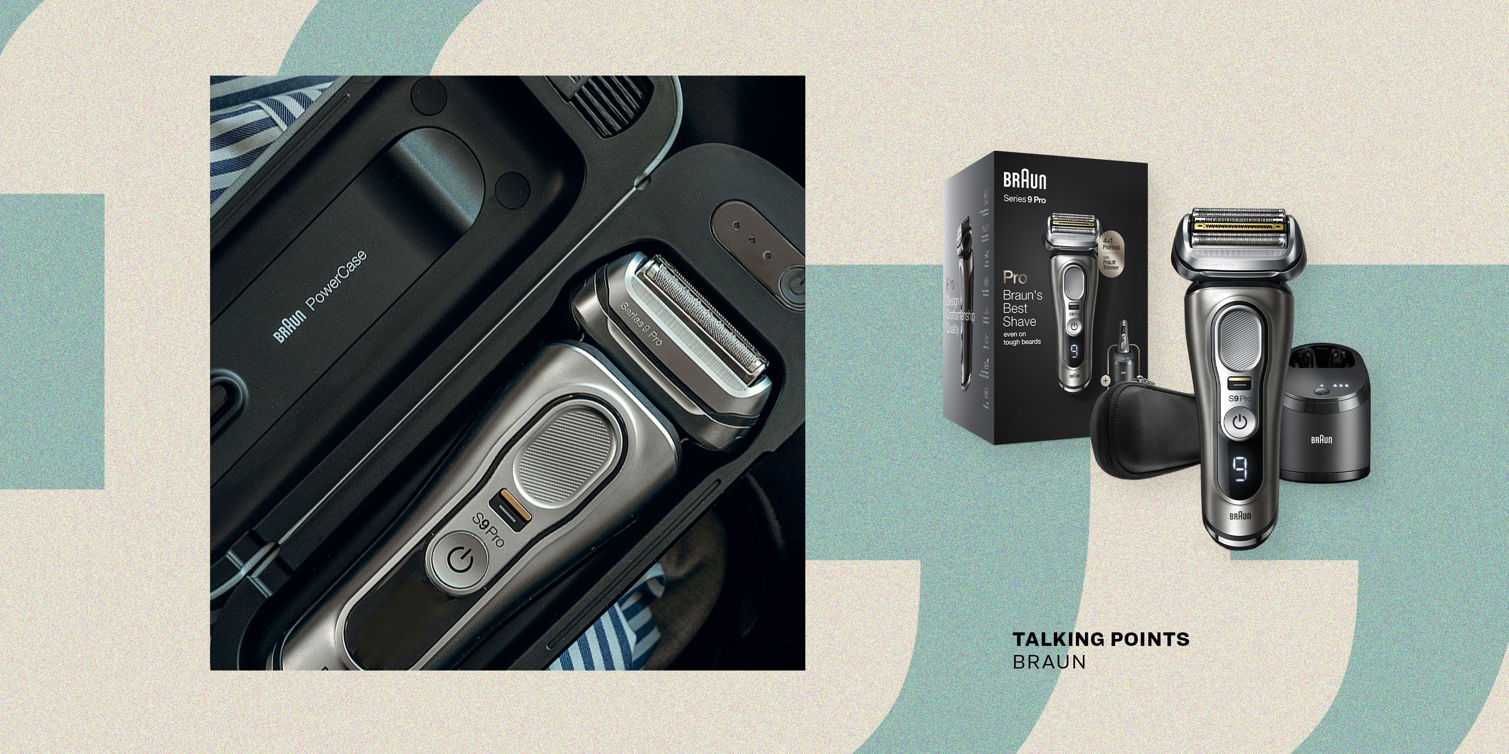 talking points braun electric shaver series 9 pro