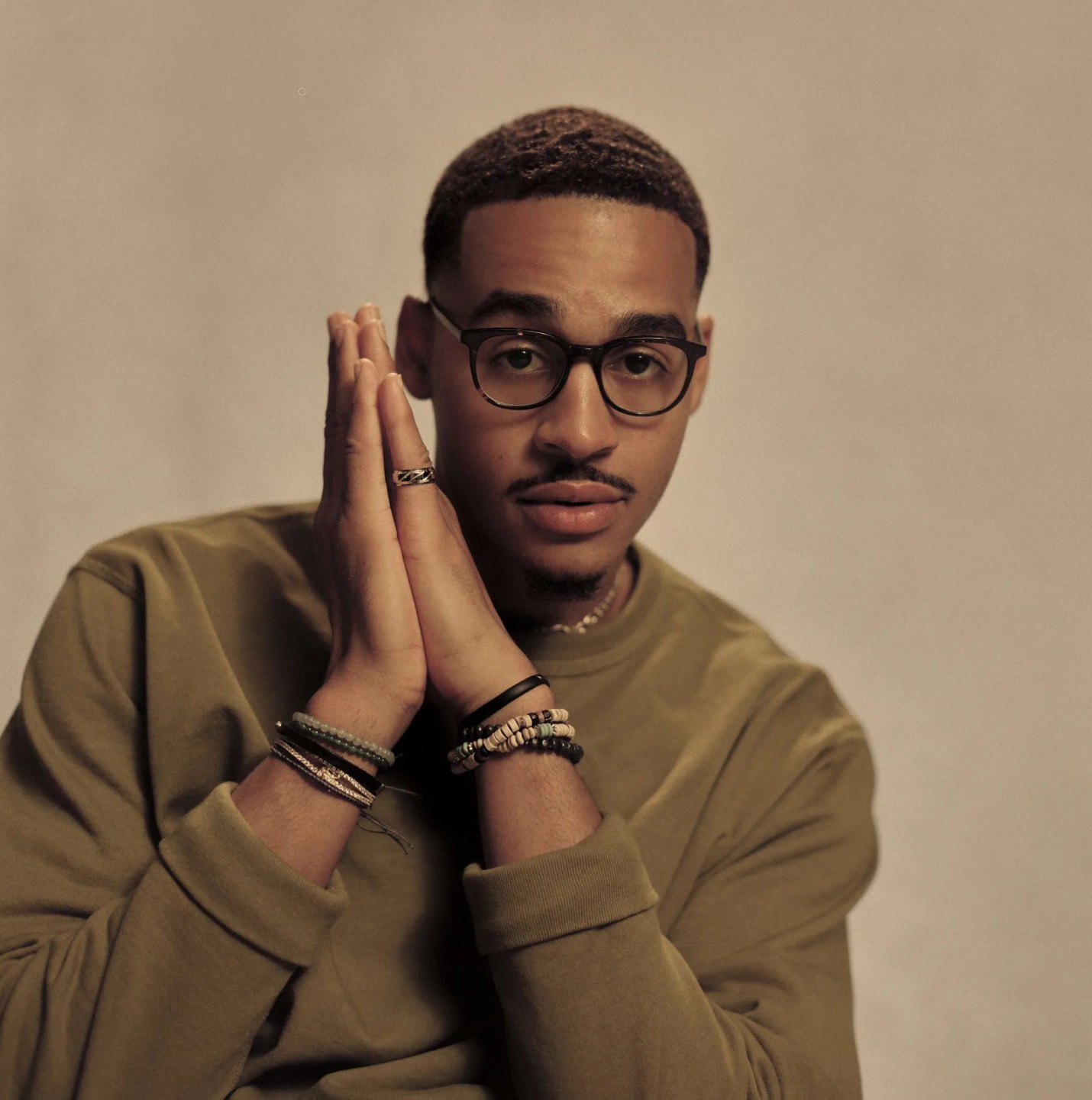 jordan poole posing for dockers